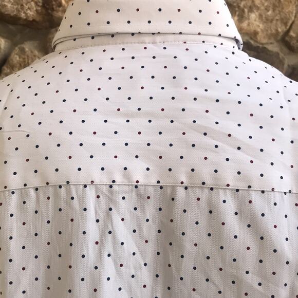 NEW Z8 Clothing Button Down Dotted White Red Western Top Men's Size 2XL NWT $80 - Picture 4 of 9